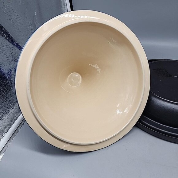 Le Creuset Traditional Round Tagine Cast Iron Cobalt Blue #27 - Picture 8 of 8